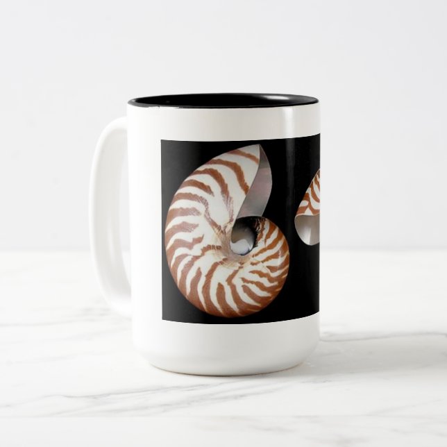 Nautilus 2 ton kaffe mugg (Framsida vänster)