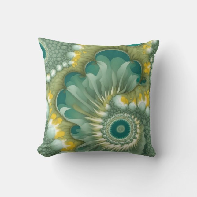 Nautilus Abstrakt Kudde (Framsida)