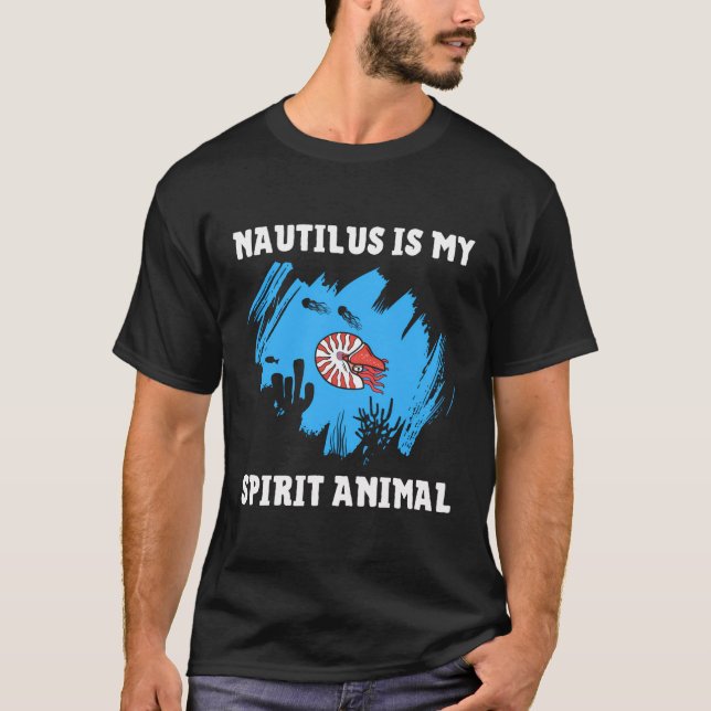 Nautilus är min Snäcka för Nautilus, dvs. T Shirt (Framsida)