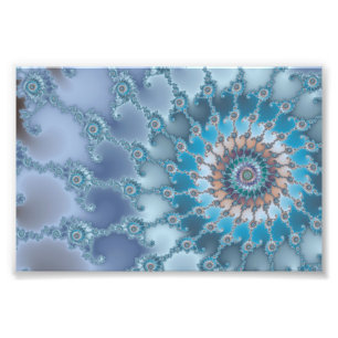 Nautilus - Fractal Art Fototryck