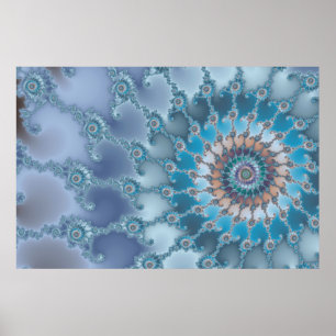 Nautilus - Fractal Art Poster