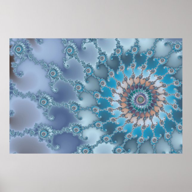 Nautilus - Fractal Art Poster (Framsidan)