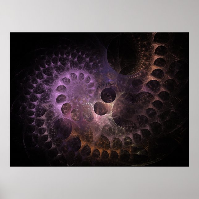 Nautilus Fractal Poster (Framsidan)