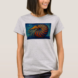 Nautilus im van Gogh Stil T Shirt