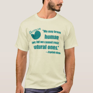 Nautilus/kapten Nemo Quote-skjorta T Shirt