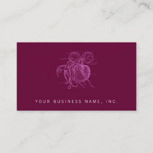 Nautilus (letterpress stil) visitkort