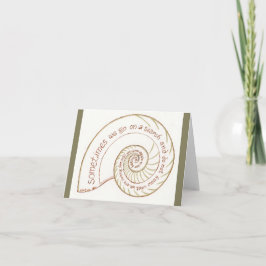 Nautilus Notecard med Robert det slappa Kort