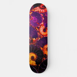 Nautilus snäcka design mini skateboard bräda 18,7 cm