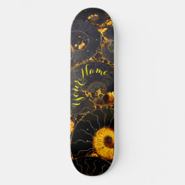 Nautilus snäcka design skateboard bräda 19,5 cm