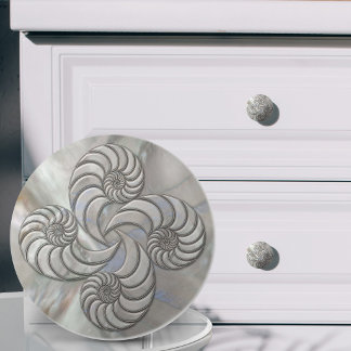 Nautilus Snäcka Falsk Pärlemor Knopp