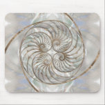 Nautilus Snäcka - Mor i Pearl och guld Musmatta<br><div class="desc">Nautilus Snäcka - Mor i Pearl och guld</div>