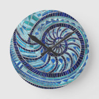 Nautilus Snäcka mosaic art