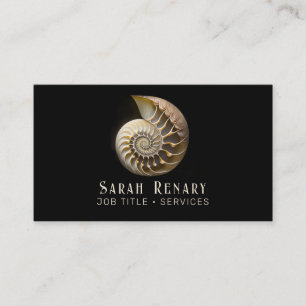 Nautilus Snäcka Visitkort