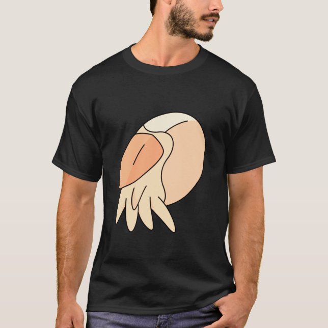 Nautilus Under Water Bläckfisk Kul T Shirt (Framsida)