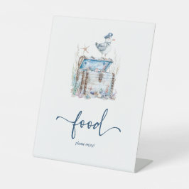 Nautisk Ahoy Baby Shower Mat