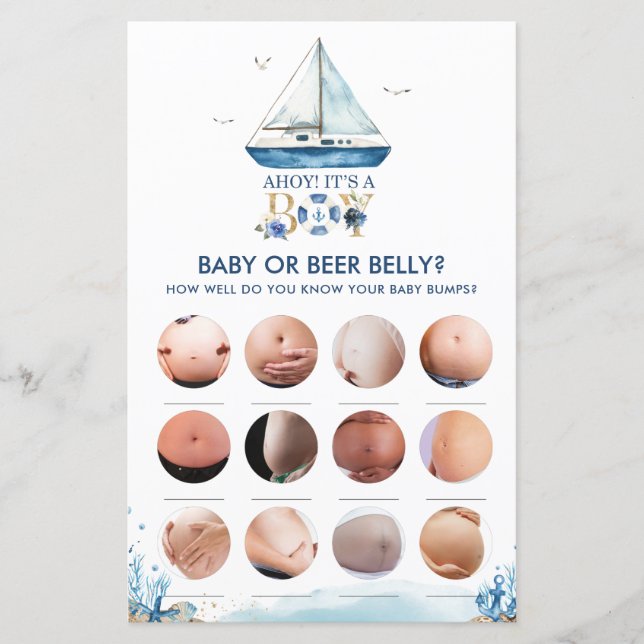 Nautisk ahoy Det är en pojke som är i ditt Mobila  (Framsida)