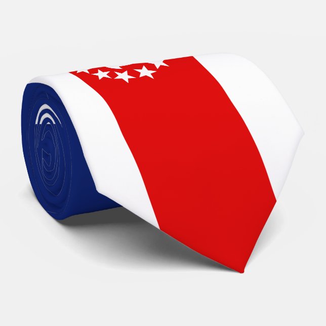 Nautisk amerikansk Yacht-Flagga är vid Marina Slips (Rullad)