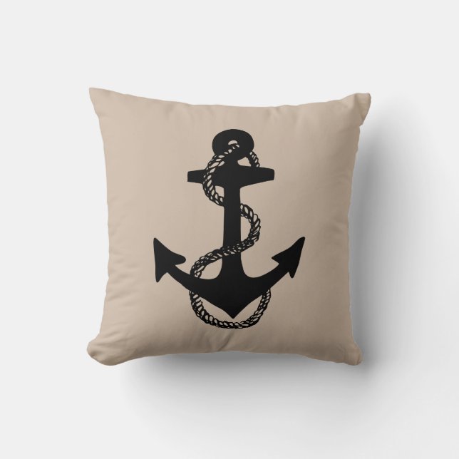 nautisk ANCHOR + ROPE | Kudde (Framsida)
