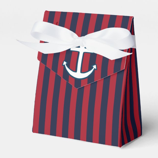 Nautisk ankare favor-box presentaskar (Framsidan Sidan)