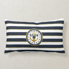 Nautisk ankare i flottan och Guld Lumbarkudde