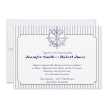 Nautisk ankare på Grått Rand bröllop