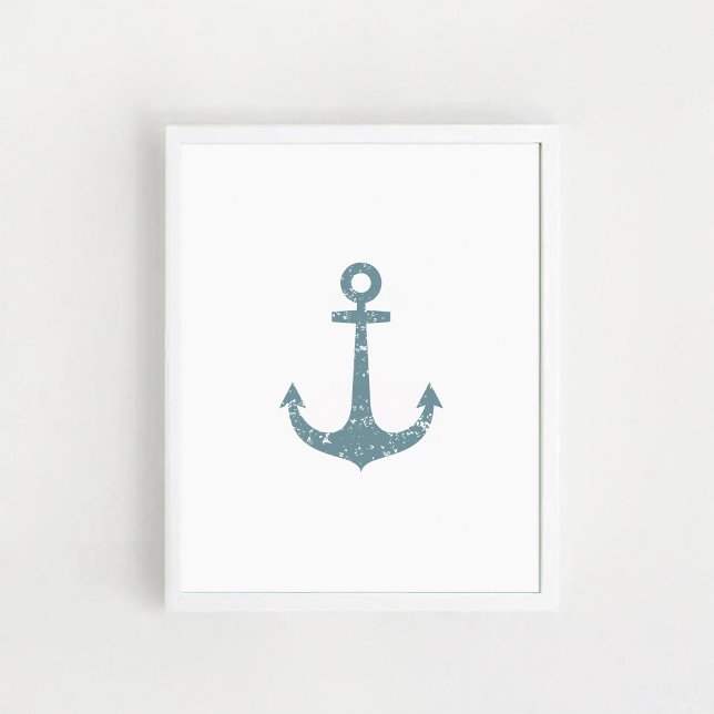 Nautisk ankare, Poster Nursery Wall Art (Skapare uppladdad)