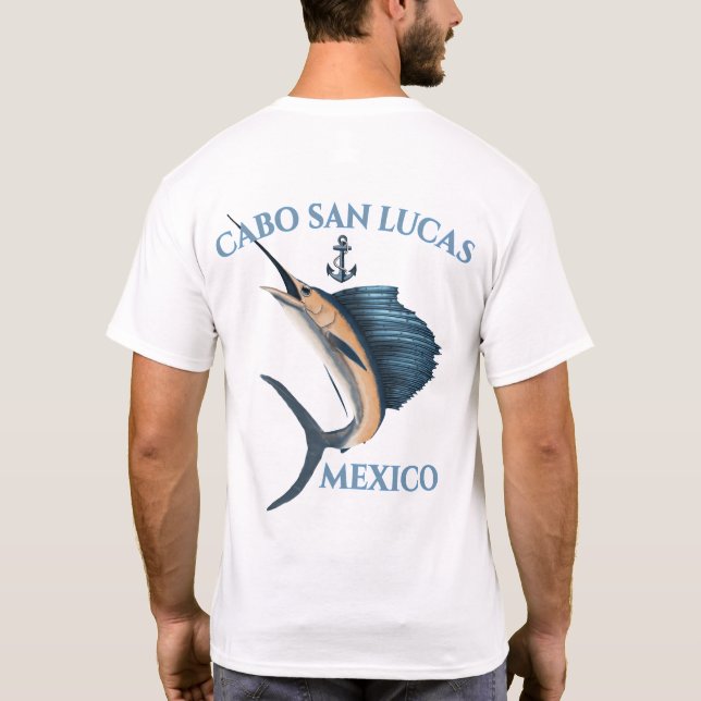 Nautisk ankarfisk Cabo San Lucas T Shirt (Baksida)