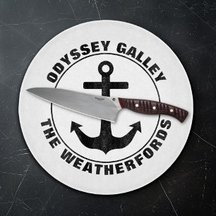 Nautisk ankor Anpassningsbar Boat and Family Namn