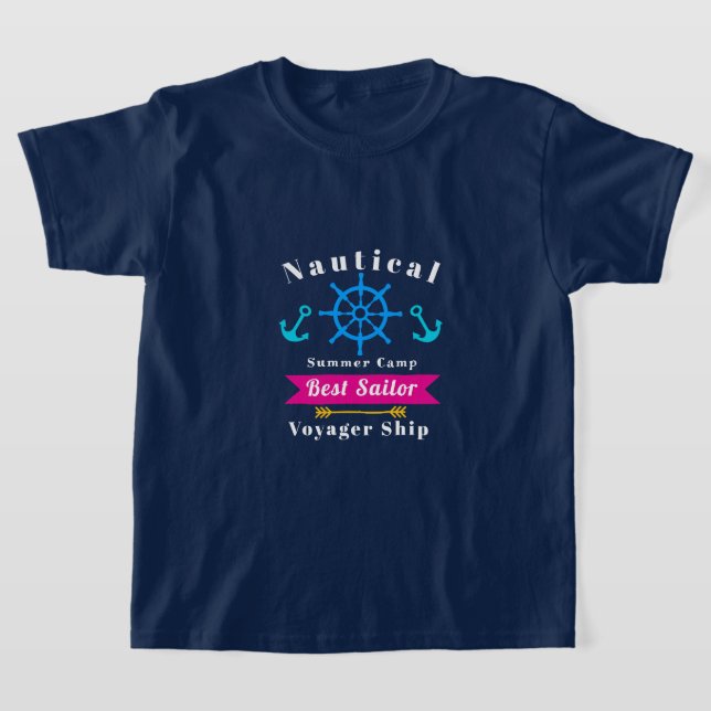 Nautisk bästa sjöräddningsflotta t shirt (Laydown)
