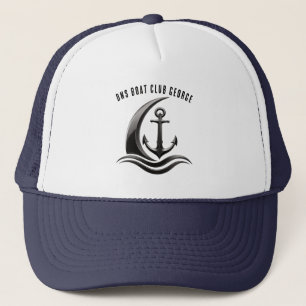 Nautisk båtnätshatt keps