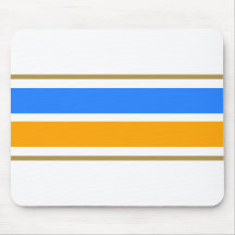 Nautisk blå Gult Tävla Rand på vit