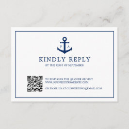 Nautisk Bröllop OSA Kort