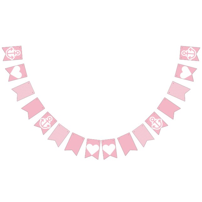 Nautisk bunt vimplar (Alla)