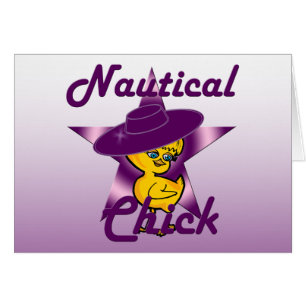 Nautisk Chick #9 Hälsningskort