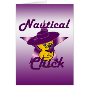 Nautisk Chick #9 Hälsningskort