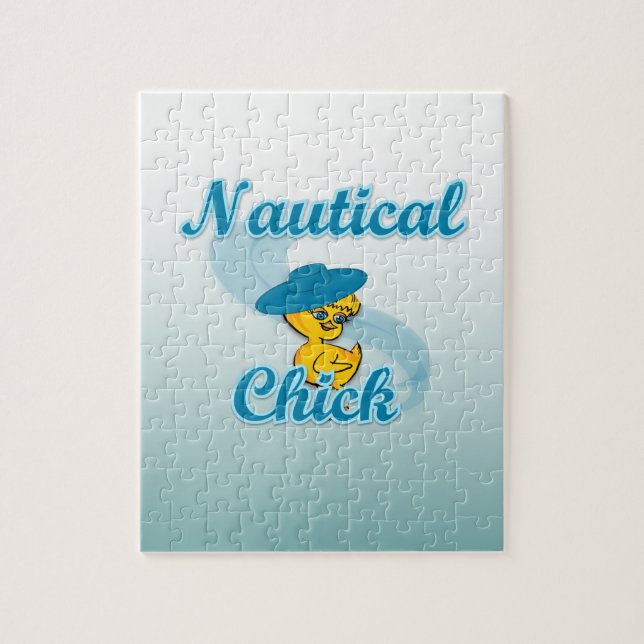 Nautisk Chick nr 3 Pussel (Vertikal)