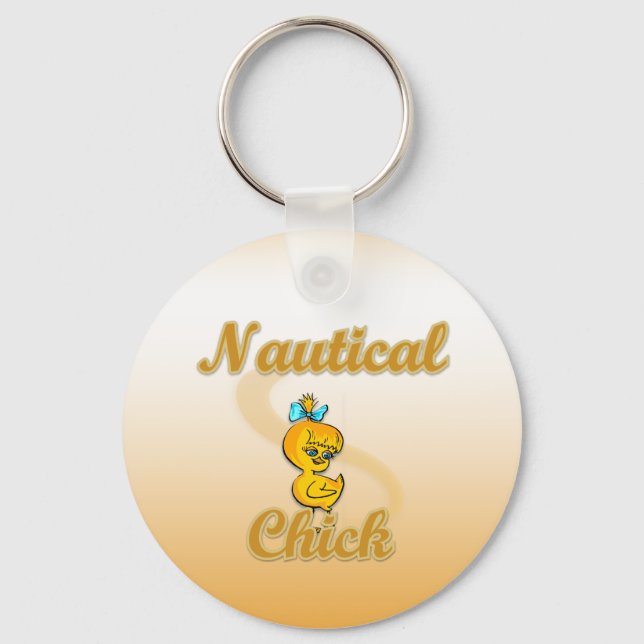 Nautisk Chick Nyckelring (Framsida)