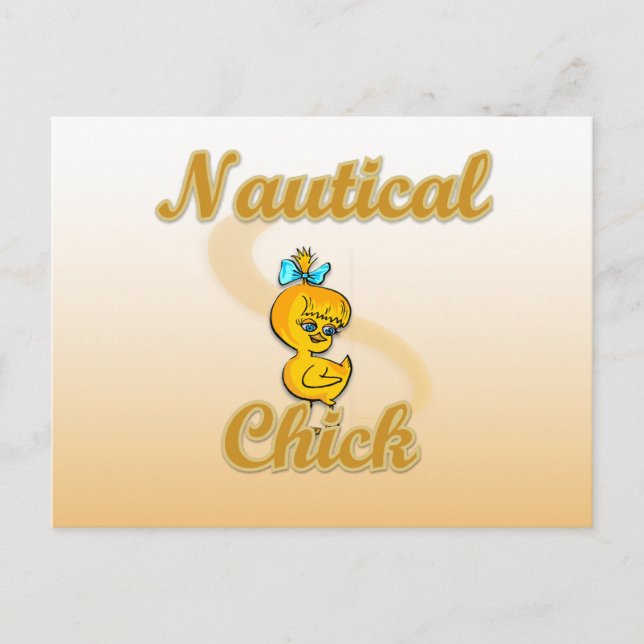 Nautisk Chick Vykort (Framsida)
