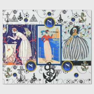 NAUTISK DECO BEAUTY MODE BLUE GEM MONOGRAM PRESENTPAPPER