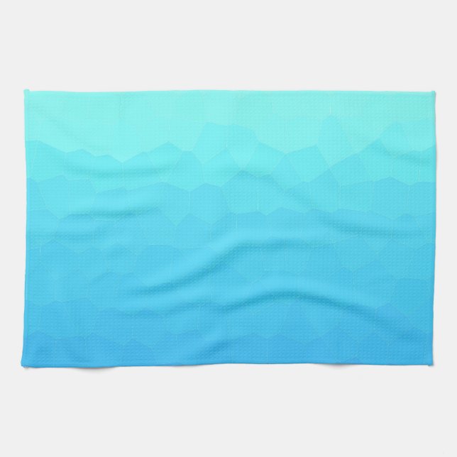 Nautisk decor - Deep Vatten Kökshandduk (Horisontell)