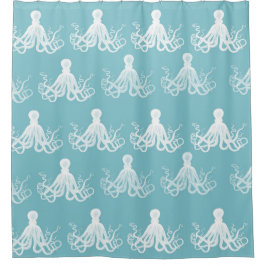 Nautisk decor - Octopus Mönster