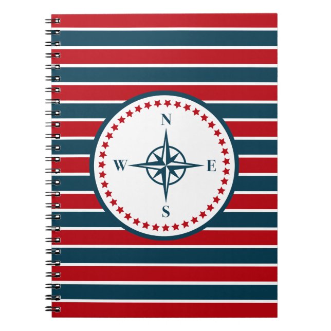 Nautisk design anteckningsbok (Framsidan)