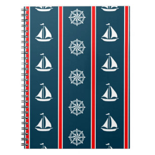 Nautisk design anteckningsbok