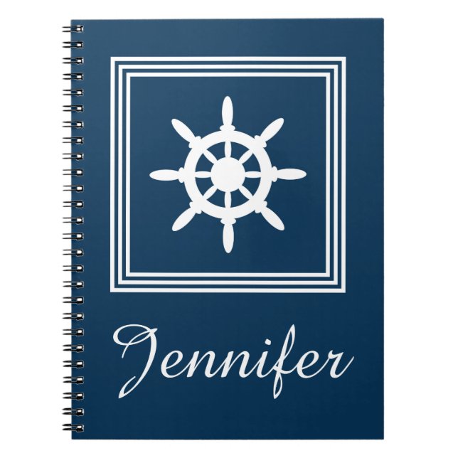 Nautisk design anteckningsbok (Framsidan)