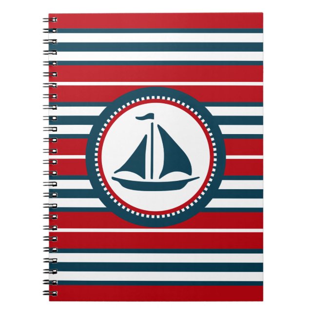 Nautisk design anteckningsbok (Framsidan)