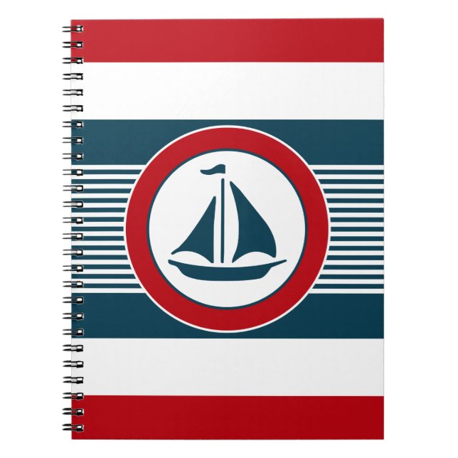 Nautisk design anteckningsbok (Framsidan)