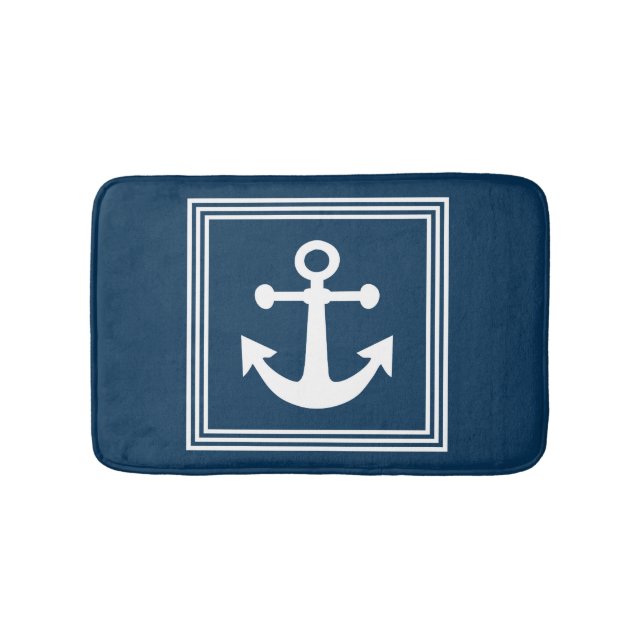 Nautisk design badrumsmatta (Framsidan)