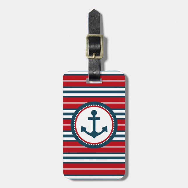 Nautisk design bagagebricka (Vertikal Framsida)