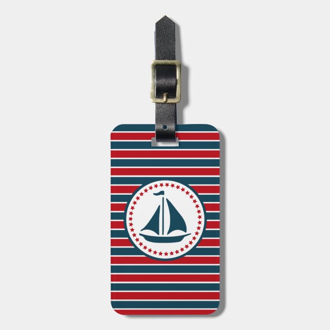 Nautisk design bagagebricka (Vertikal Framsida)