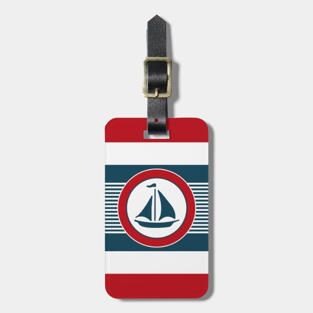Nautisk design bagagebricka (Vertikal Framsida)